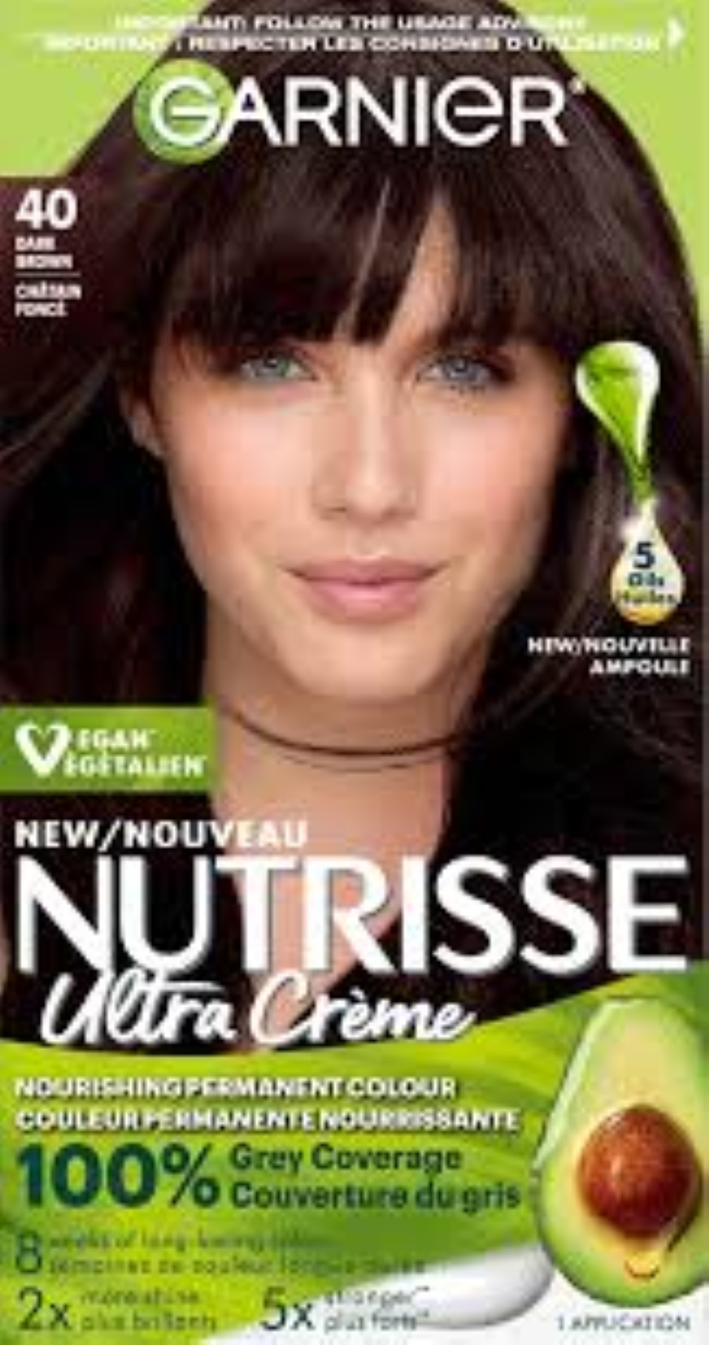 GARNIER NUTRISSE NOURISH COLOR CRM DARK BROWN 40
